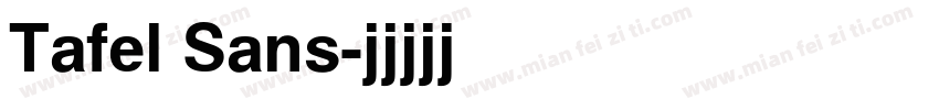 Tafel Sans字体转换